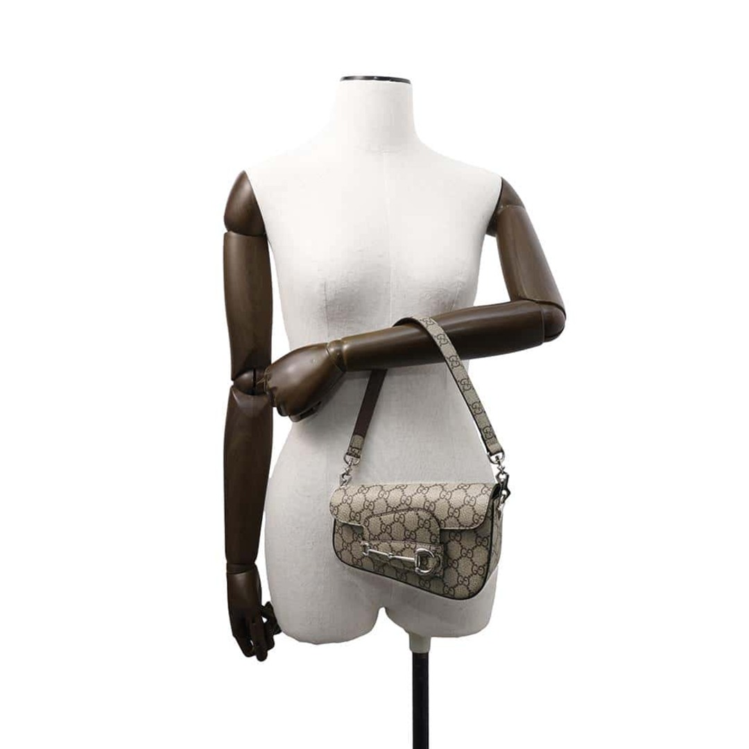 GUCCI - グッチ ショルダーバッグ ホースビット 1955 GG GUCCI - グッチ ショルダーバッグ ホースビット 1955 GG