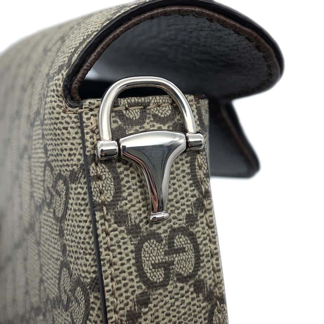 GUCCI - グッチ ショルダーバッグ ホースビット 1955 GG GUCCI - グッチ ショルダーバッグ ホースビット 1955 GG