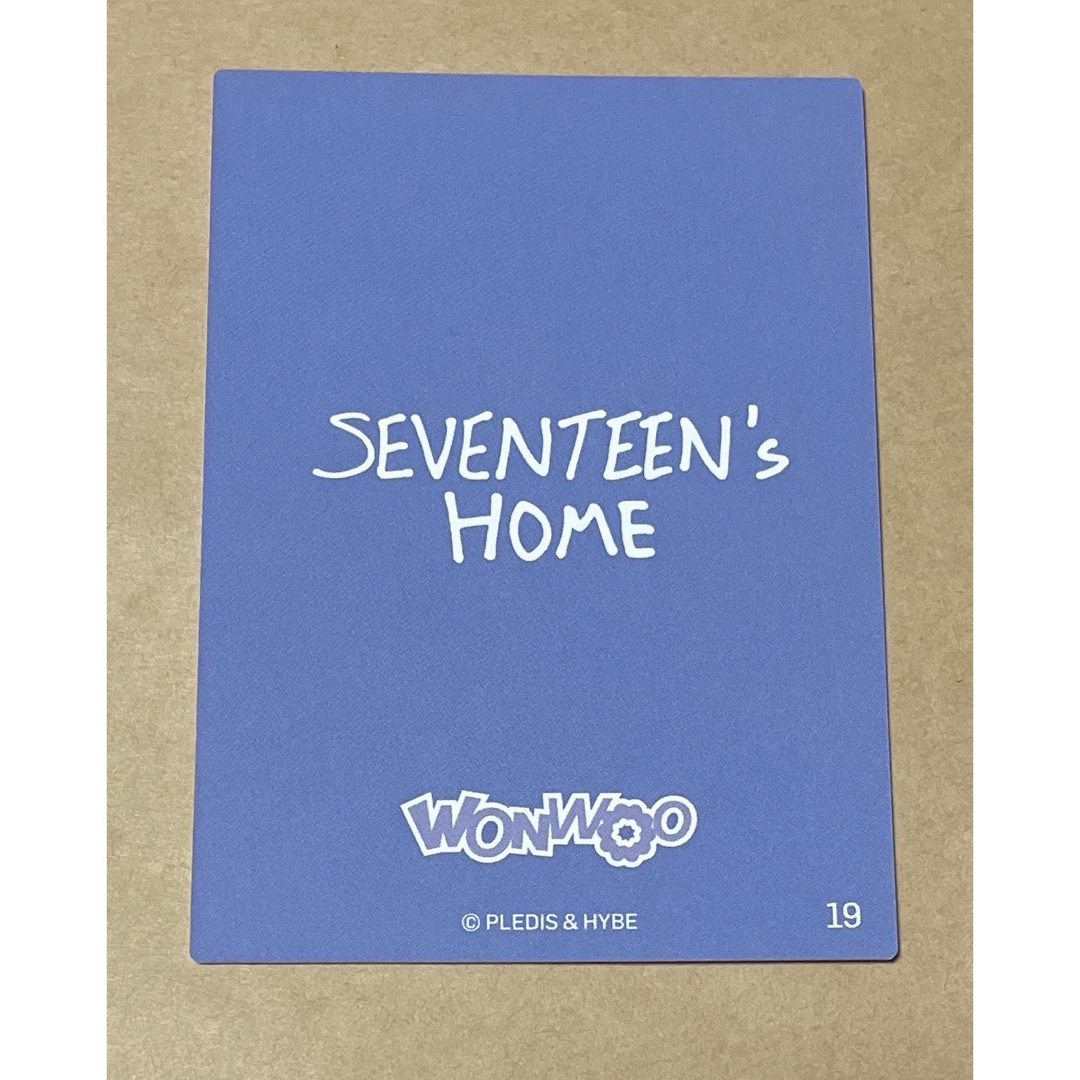 SEVENTEEN - SEVENTEEN ウォヌ WONWOO 2024 HOME トレカ 19の SEVENTEEN - SEVENTEEN ウォヌ WONWOO 2024 HOME トレカ 19の