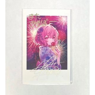 nqrse チェキ 箔押しメッセージ サイン なるせ(その他)