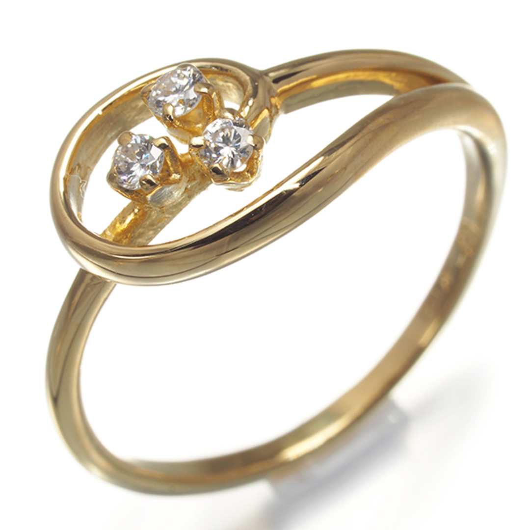 MIKIMOTO - ミキモト リング ダイヤ ダイヤモンド 9号 K18YG の MIKIMOTO - ミキモト リング ダイヤ ダイヤモンド 9号 K18YG の