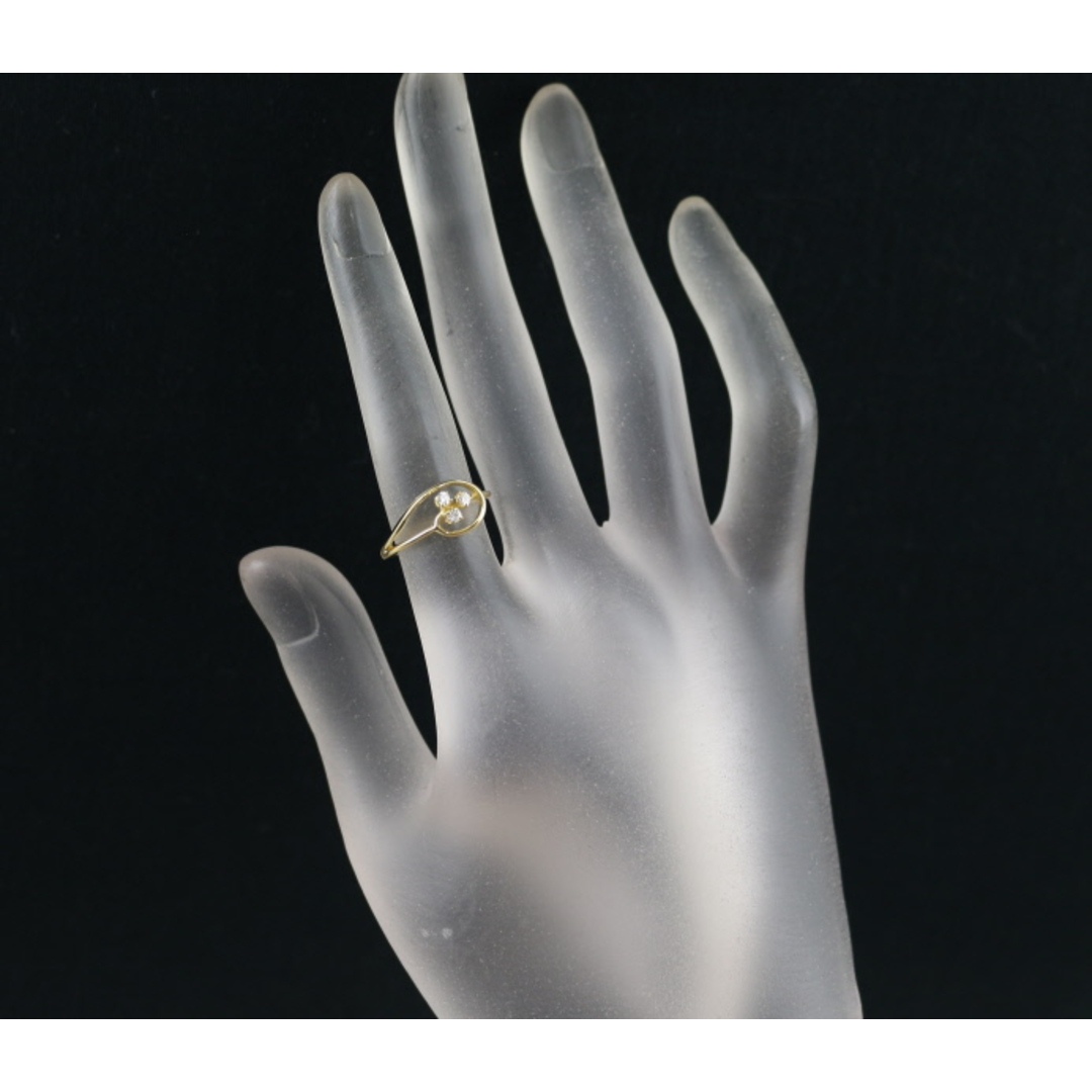 MIKIMOTO - ミキモト リング ダイヤ ダイヤモンド 9号 K18YG の MIKIMOTO - ミキモト リング ダイヤ ダイヤモンド 9号 K18YG の