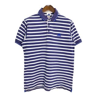 adidas - 00年代 adidas アディダス ポロシャツ ボーダー adidas - 00年代 adidas アディダス ポロシャツ ボーダー