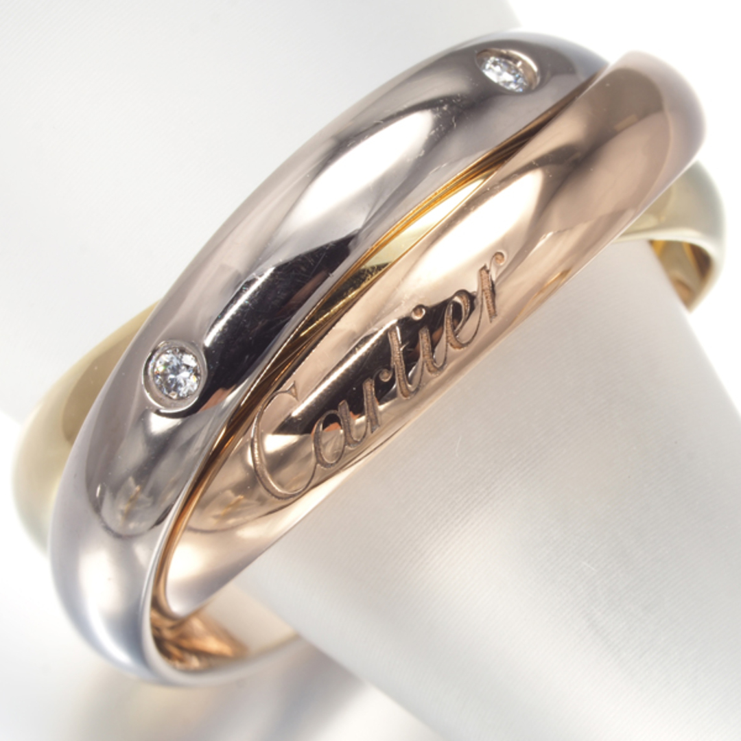 Cartier - カルティエ トリニティリング ダイヤ ダイヤモンド Cartier - カルティエ トリニティリング ダイヤ ダイヤモンド