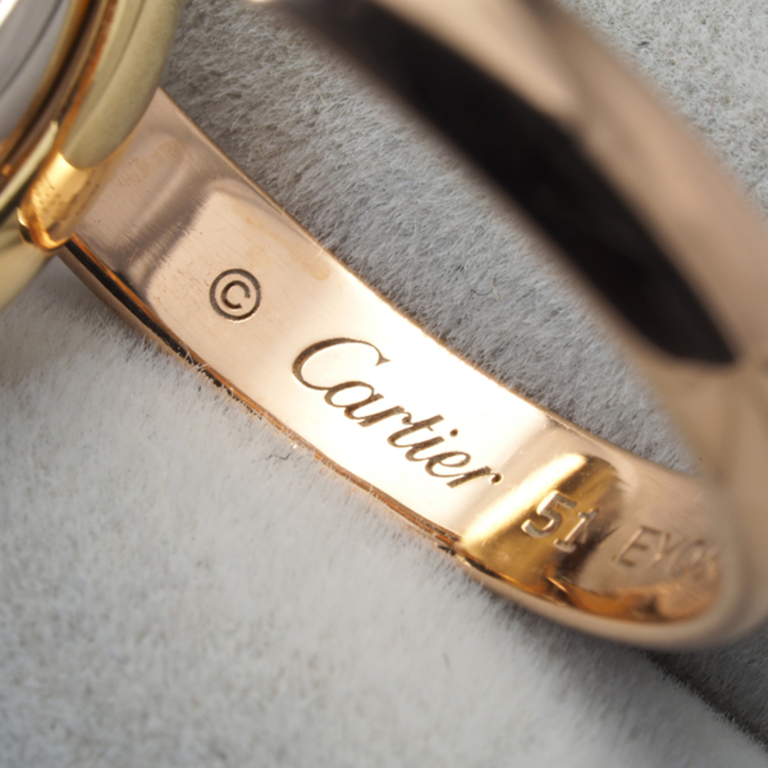 Cartier - カルティエ トリニティリング ダイヤ ダイヤモンド Cartier - カルティエ トリニティリング ダイヤ ダイヤモンド