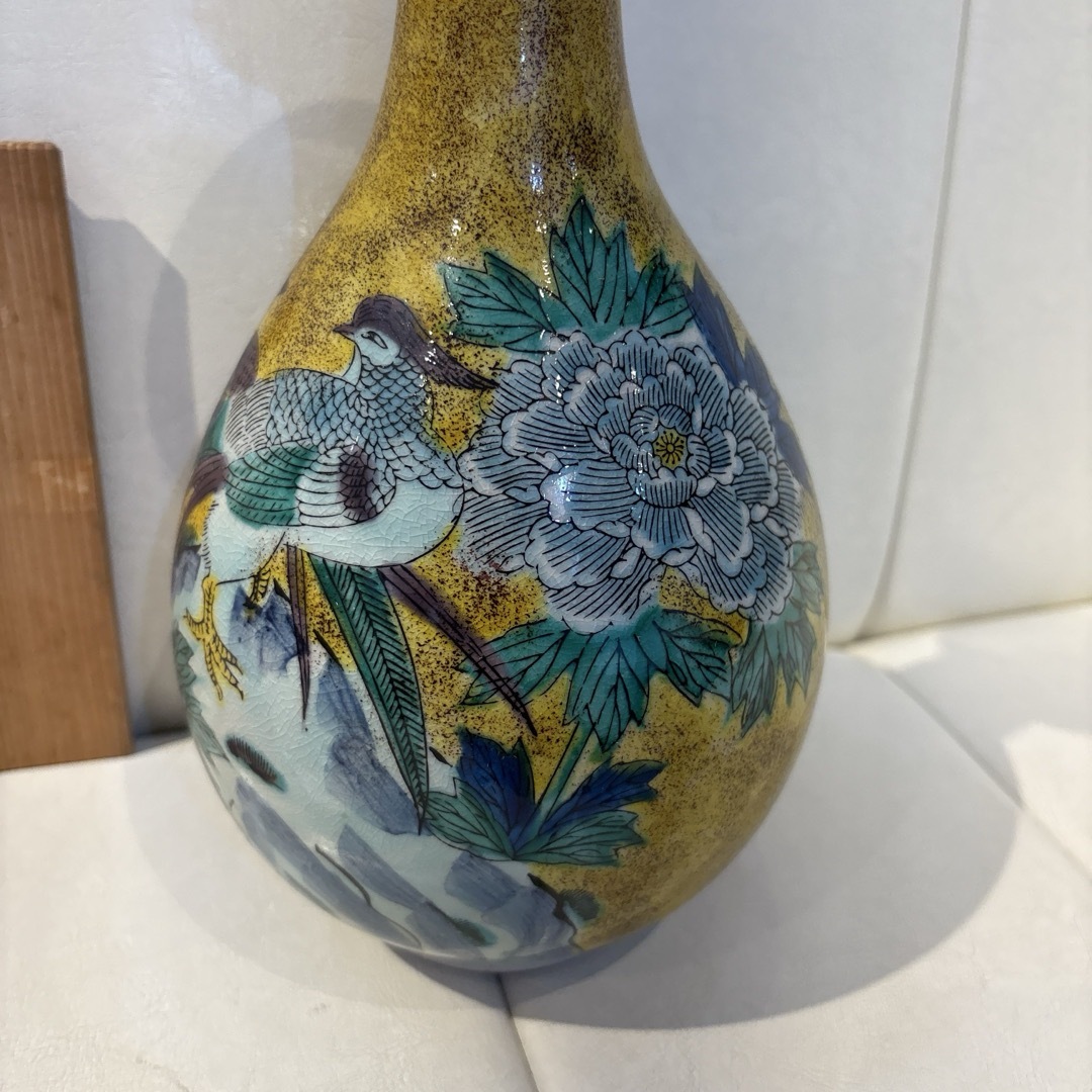 九谷青窯 - 未使用品! ☆九谷焼☆ 勇峰 花壺 花瓶の通販 by 九谷青窯 - 未使用品! ☆九谷焼☆ 勇峰 花壺 花瓶の通販 by