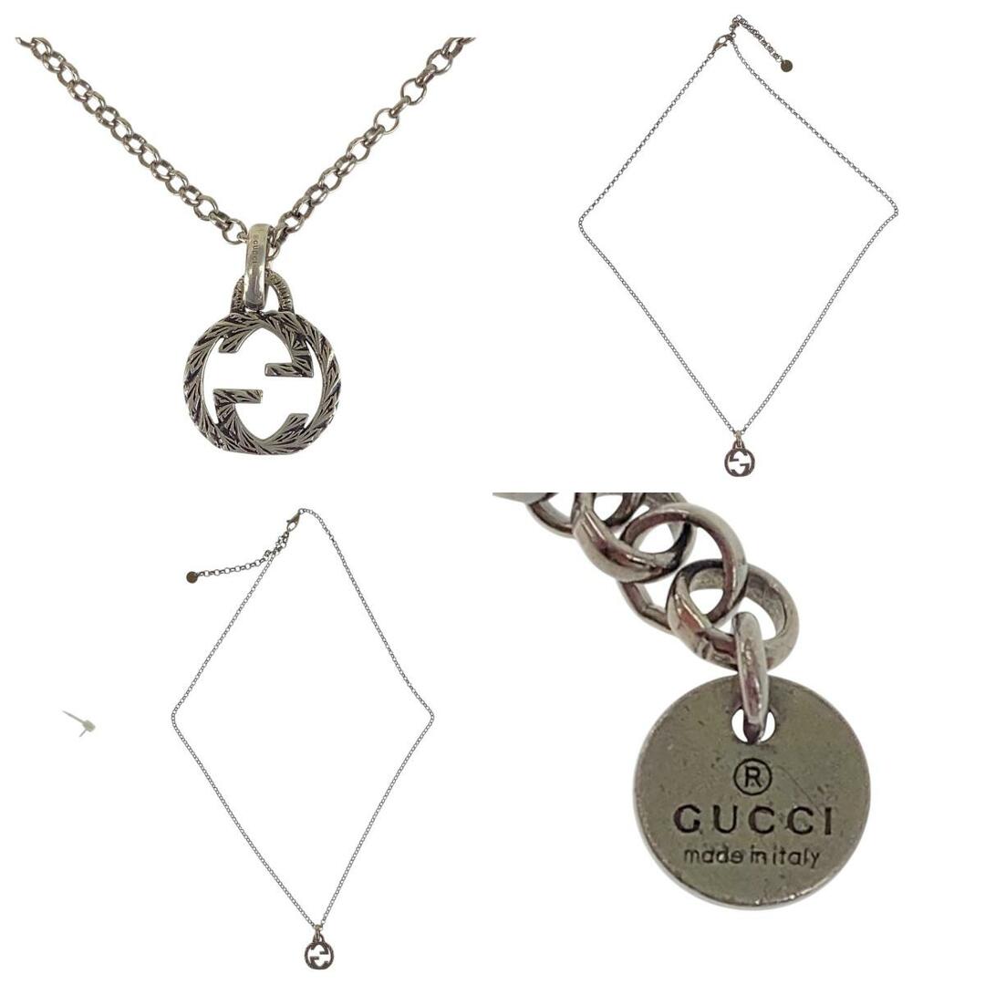 GUCCI - 美品 GUCCI グッチ インターンロッキング シルバー GUCCI - 美品 GUCCI グッチ インターンロッキング シルバー