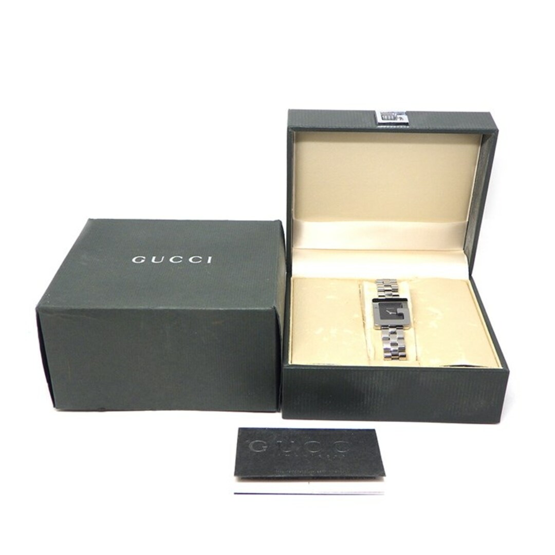 GUCCI - グッチ GUCCI 腕時計 G スクエア 3600L ブラック 文字盤 GUCCI - グッチ GUCCI 腕時計 G スクエア 3600L ブラック 文字盤