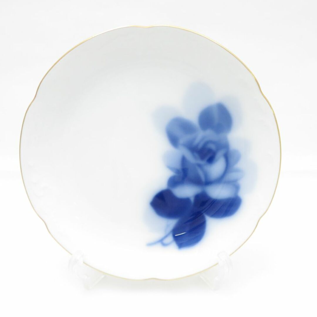 美品 OKURA 大倉陶園 ブルーローズ 8211 銘々皿 5枚 セット 15cm 美品 OKURA 大倉陶園 ブルーローズ 8211 銘々皿 5枚 セット 15cm