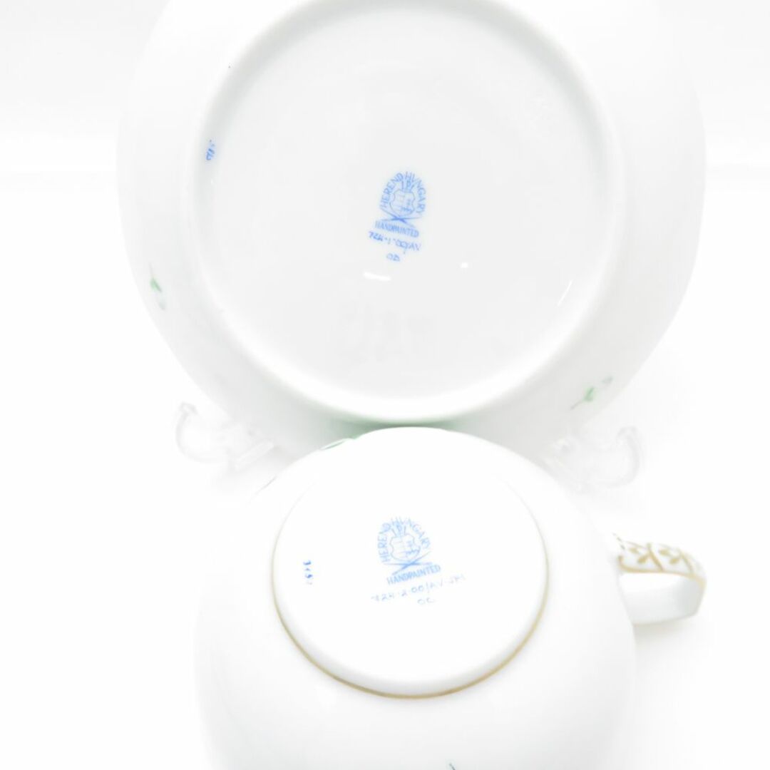 Herend - 美品 Herend ヘレンド アポニーグリーン カップ Herend - 美品 Herend ヘレンド アポニーグリーン カップ