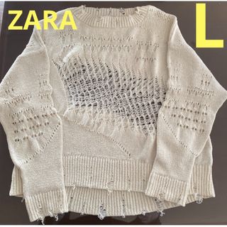 ZARA - ザラ タートルネック ニット ワンピース ストライプ ZARA - ザラ タートルネック ニット ワンピース ストライプ