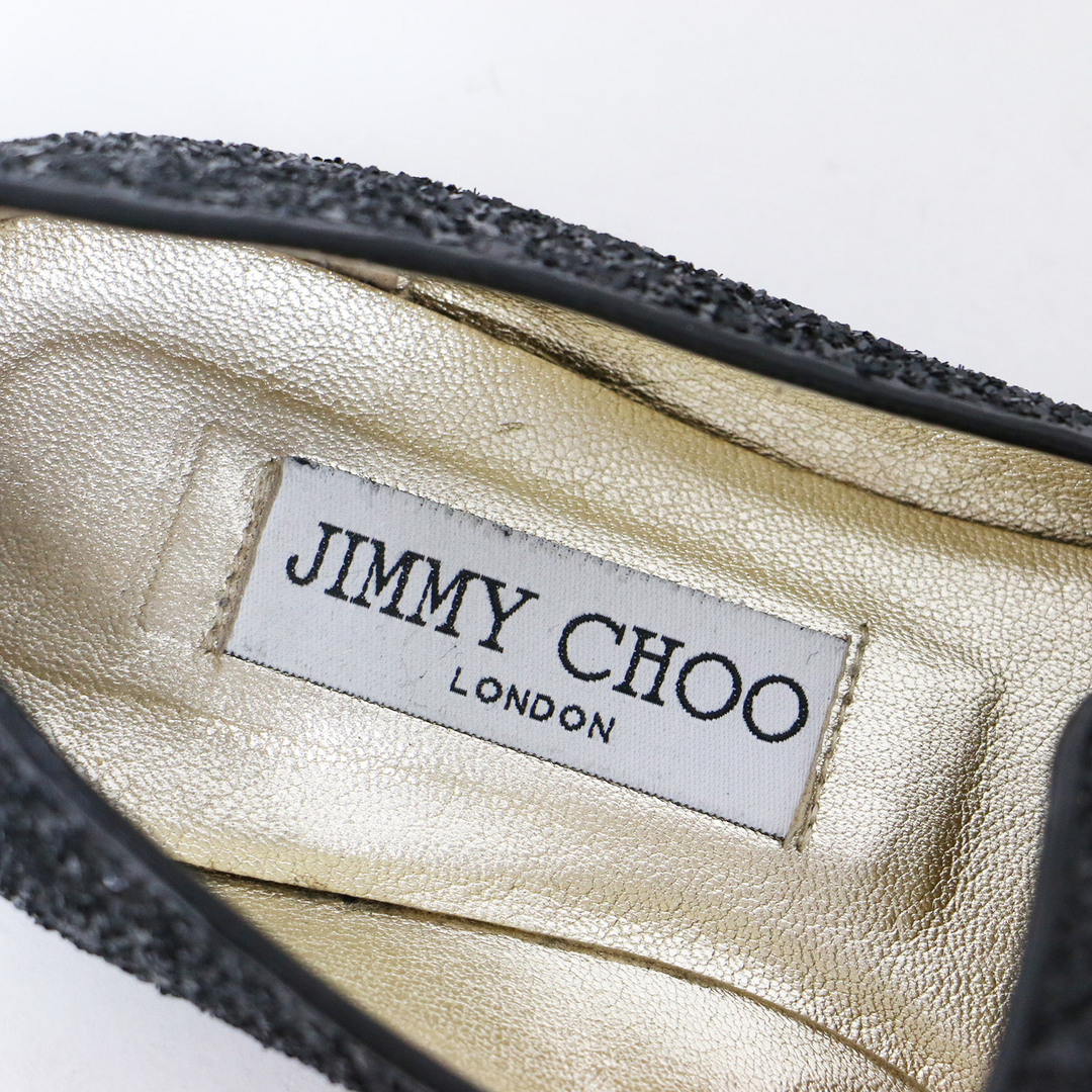 JIMMY CHOO - JIMMY CHOO ジミーチュウ ブラック 黒 サイズ:36 JIMMY CHOO - JIMMY CHOO ジミーチュウ ブラック 黒 サイズ:36