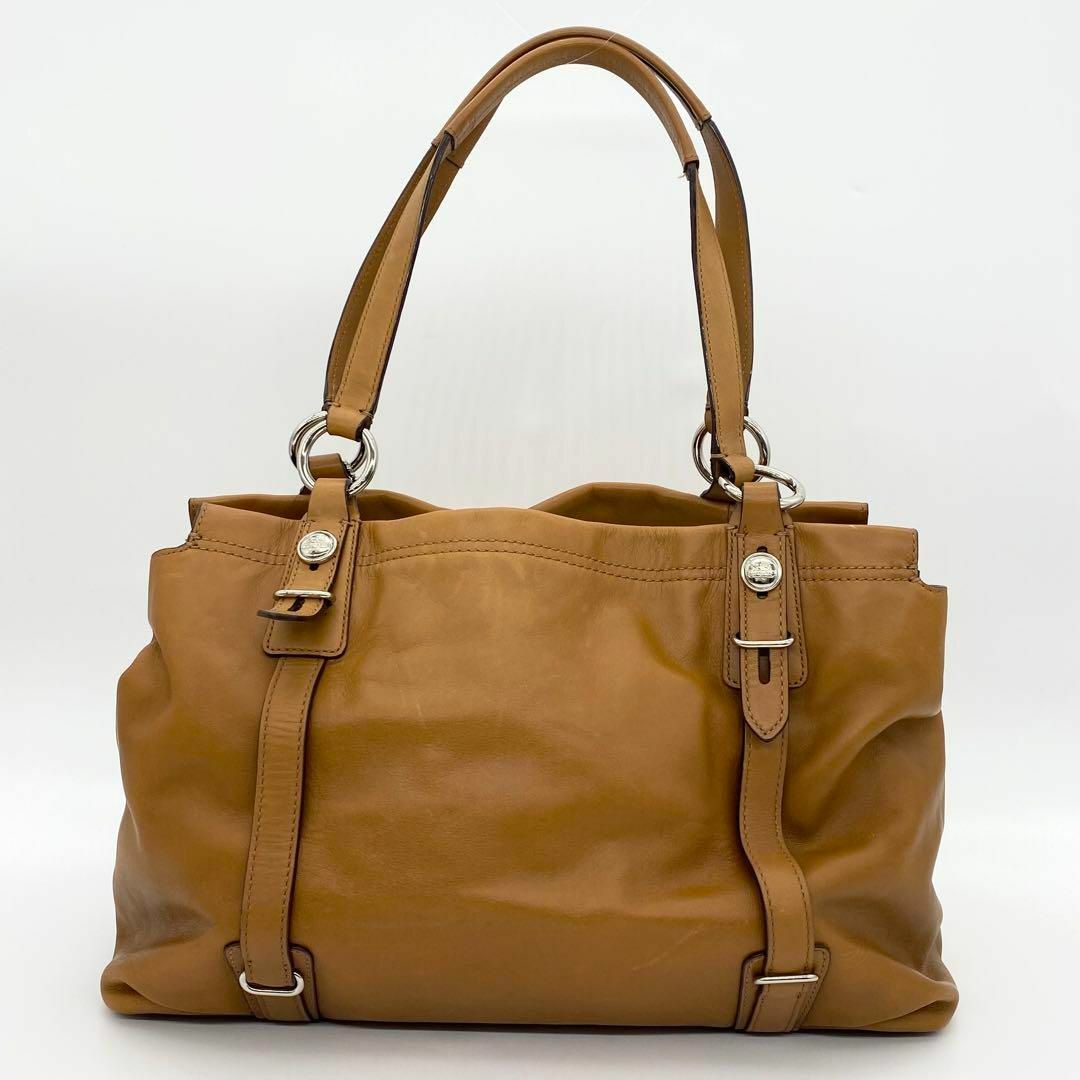 COACH - COACH コーチ トートバッグ ターンロック ブラウン COACH - COACH コーチ トートバッグ ターンロック ブラウン