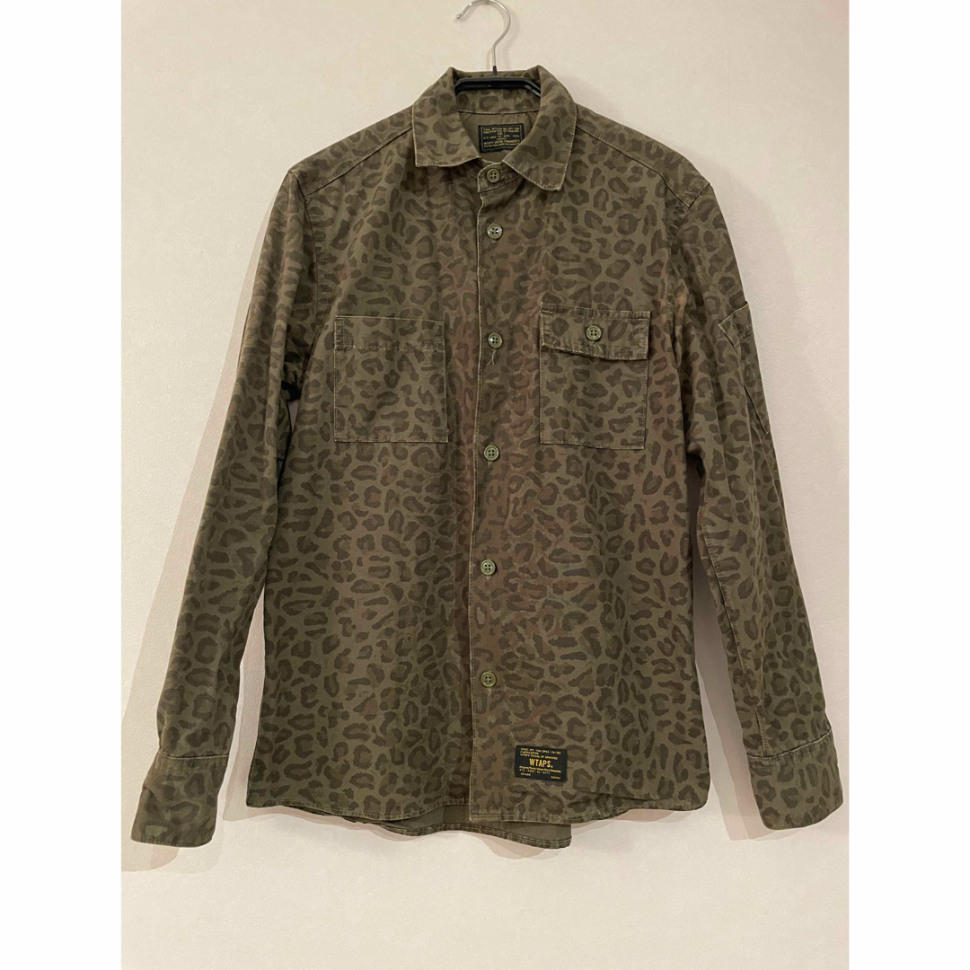 W)taps - wtaps ダブルタップス レオパード TRAD L/S シャツの W)taps - wtaps ダブルタップス レオパード TRAD L/S シャツの