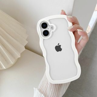 【色:ホワイト_サイズ:iPhone 16】iPhone 16 ケース クリア (その他)