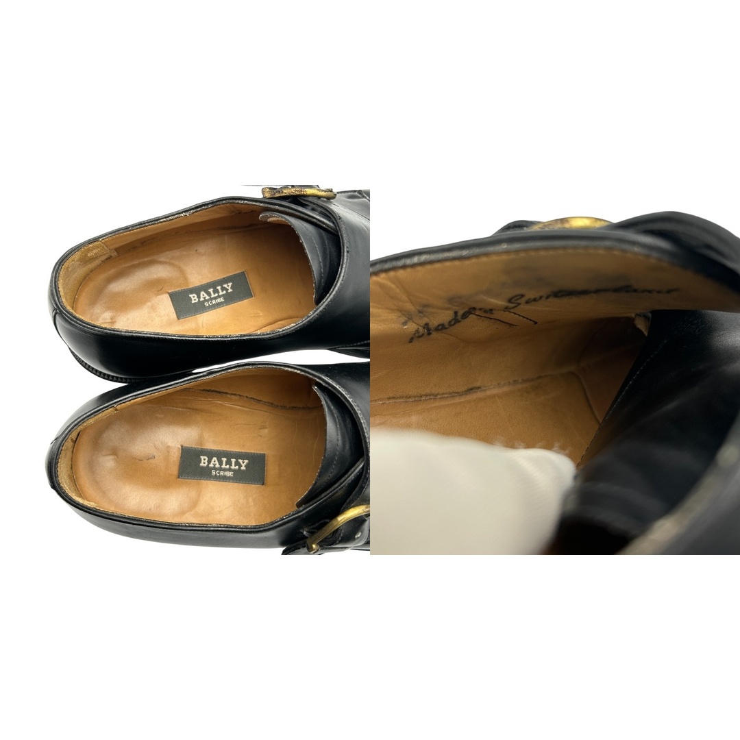 Bally - BALLY バリー シングルモンク レザー シューズ 約25.5cm Bally - BALLY バリー シングルモンク レザー シューズ 約25.5cm