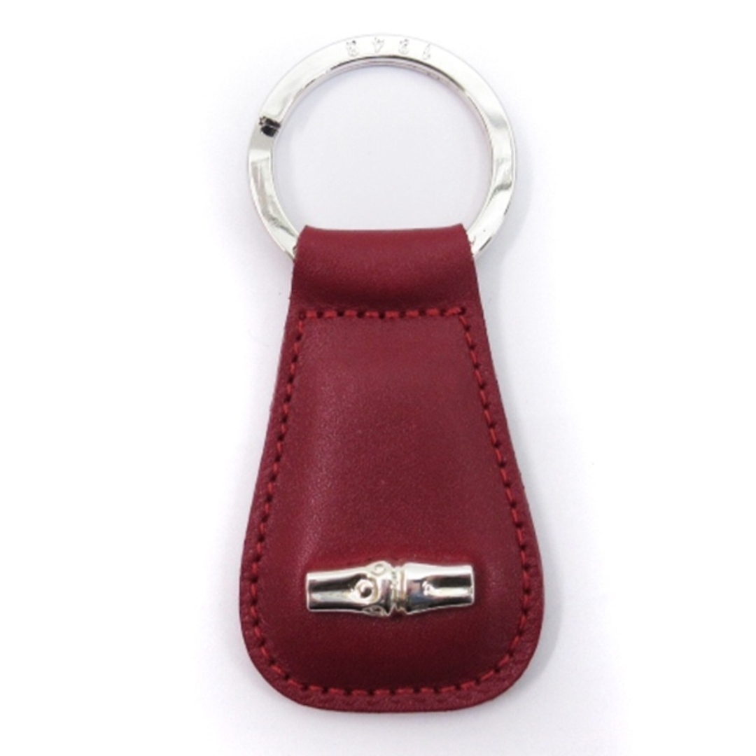 LONGCHAMP - ロンシャン レザー キーホルダー キーリング LONGCHAMP - ロンシャン レザー キーホルダー キーリング