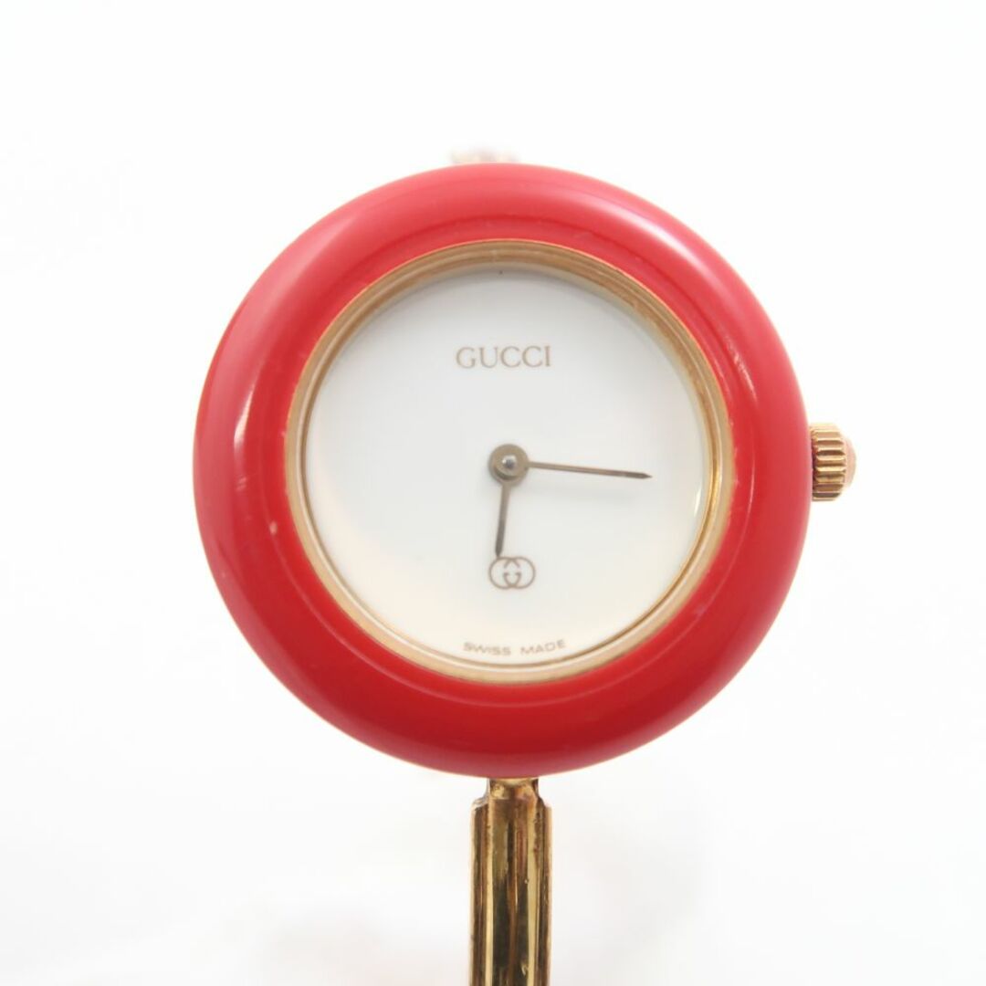 GUCCI - GUCCI グッチ チェンジベゼル 腕時計 白文字盤 オールド GUCCI - GUCCI グッチ チェンジベゼル 腕時計 白文字盤 オールド