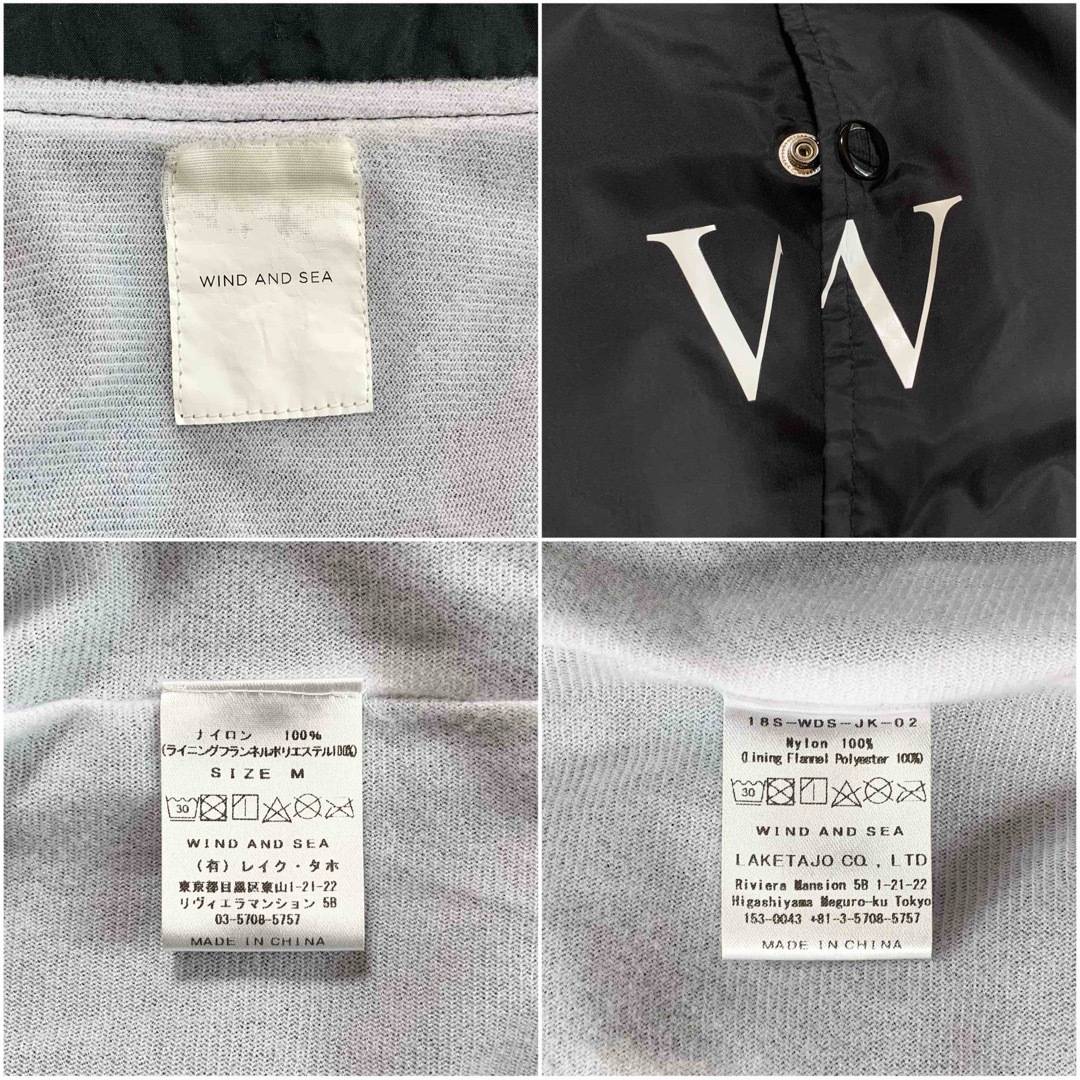WIND AND SEA - ☆良品 ウィンダンシー 初期 バックプリント WIND AND SEA - ☆良品 ウィンダンシー 初期 バックプリント