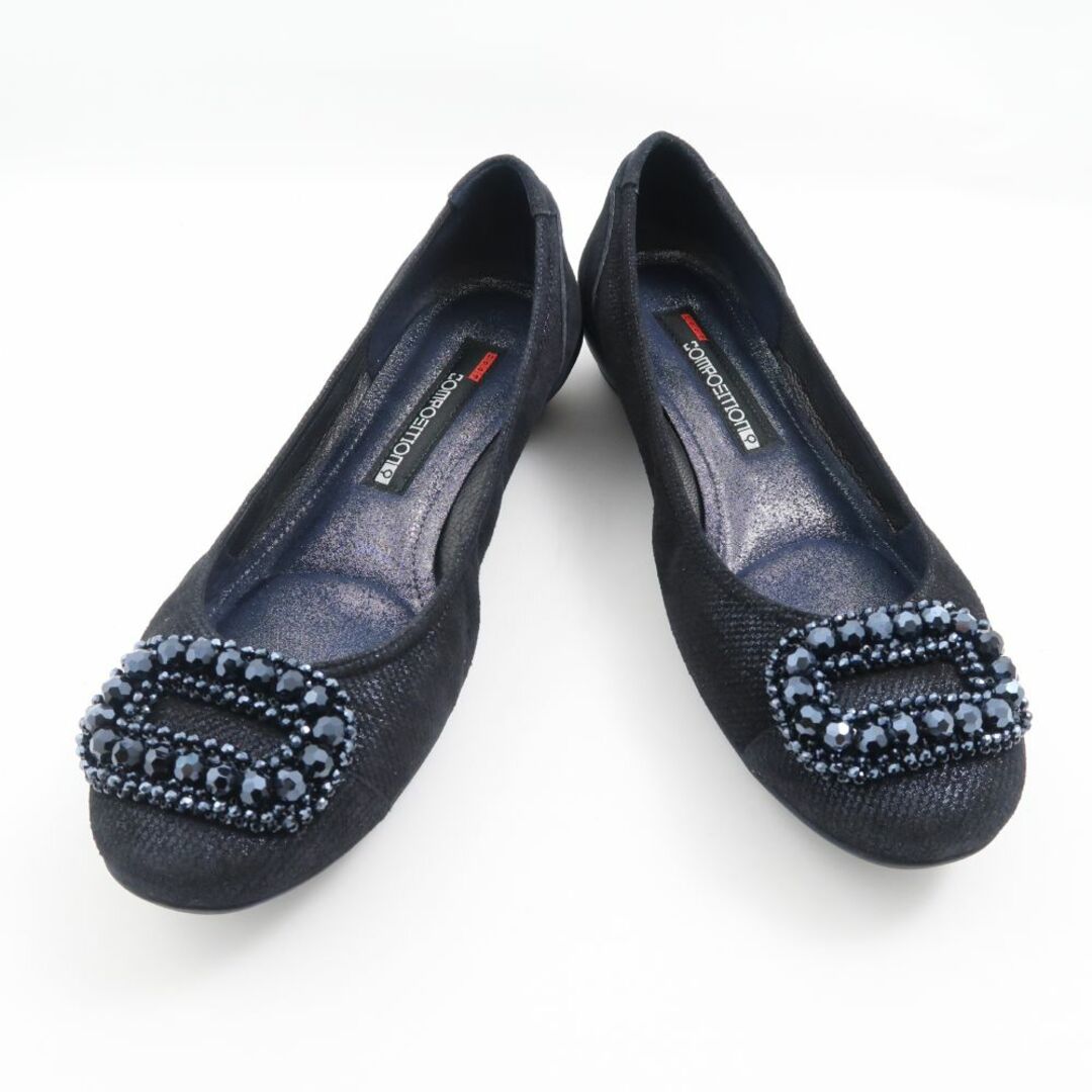 美品 composition9 コンポジション9 ビジュー パンプス 24 美品 composition9 コンポジション9 ビジュー パンプス 24