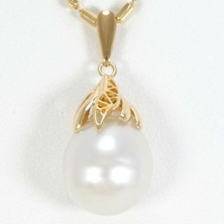K18 18金 YG イエローゴールド ネックレス パール(真珠) 総重量約6.9g 約45cm ジュエリー 中古 送料無料 新品同様 【中古】【あす楽】 ギフトラッピング無料(ネックレス)