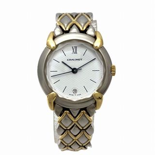 CHAUMET - ショーメ スタイル レクタングル ダイヤ 革ベルト CHAUMET - ショーメ スタイル レクタングル ダイヤ 革ベルト