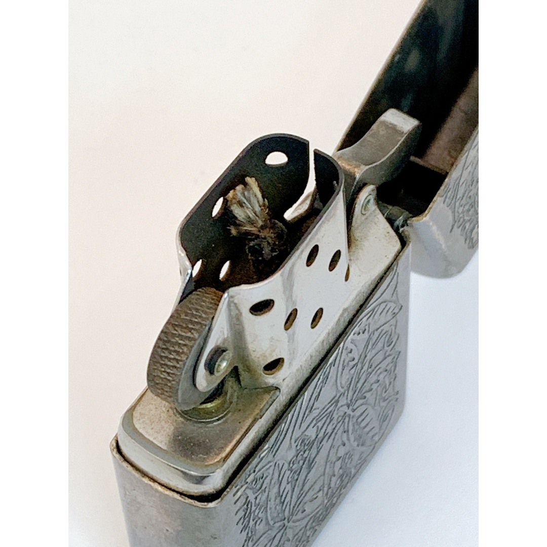 ZIPPO - ZIPPO/ジッポー オイルライター シルバー 草模様 ZIPPO - ZIPPO/ジッポー オイルライター シルバー 草模様