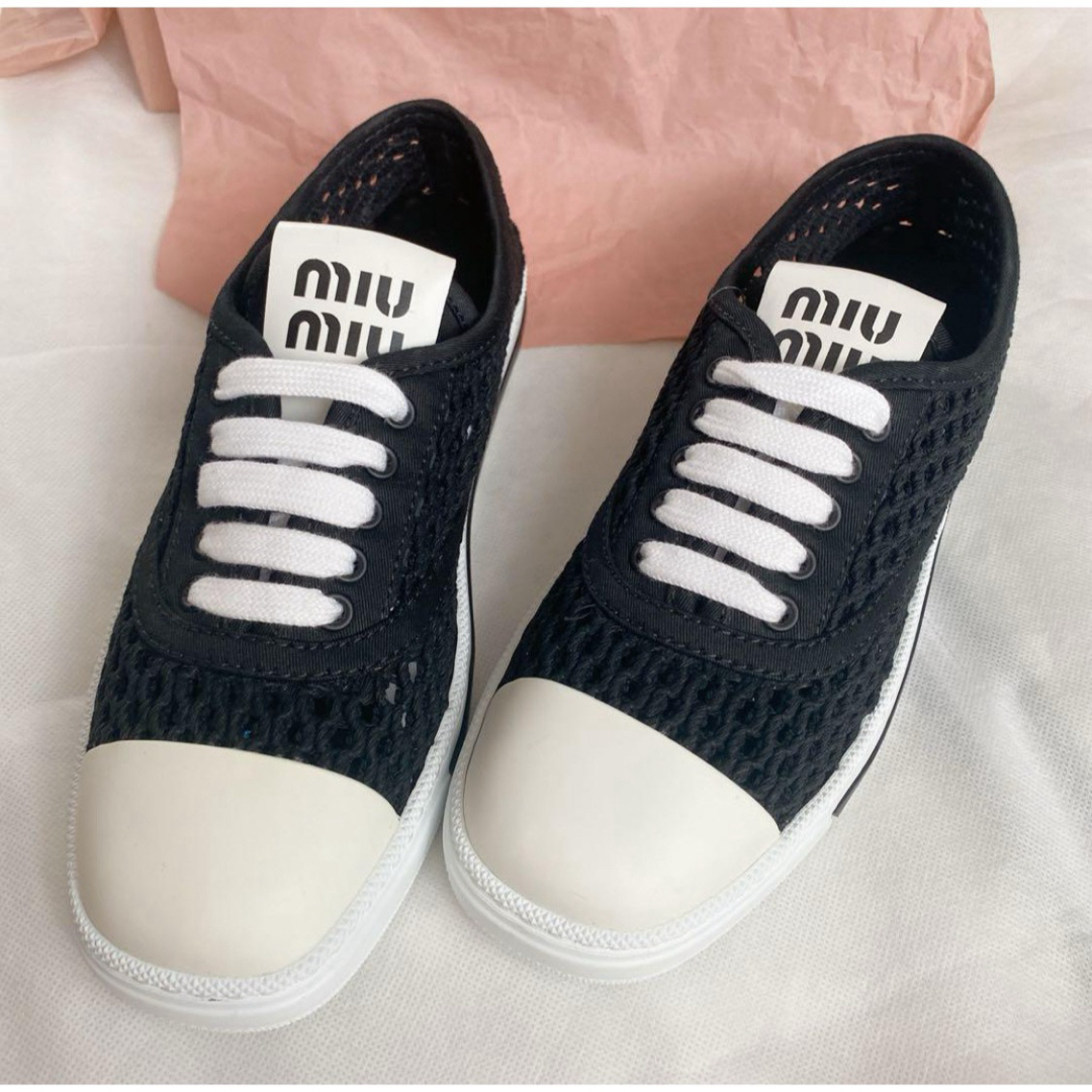 MIU MIU - ☆新品未使用品☆miu miu☆ミュウミュウ☆スニーカー MIU MIU - ☆新品未使用品☆miu miu☆ミュウミュウ☆スニーカー