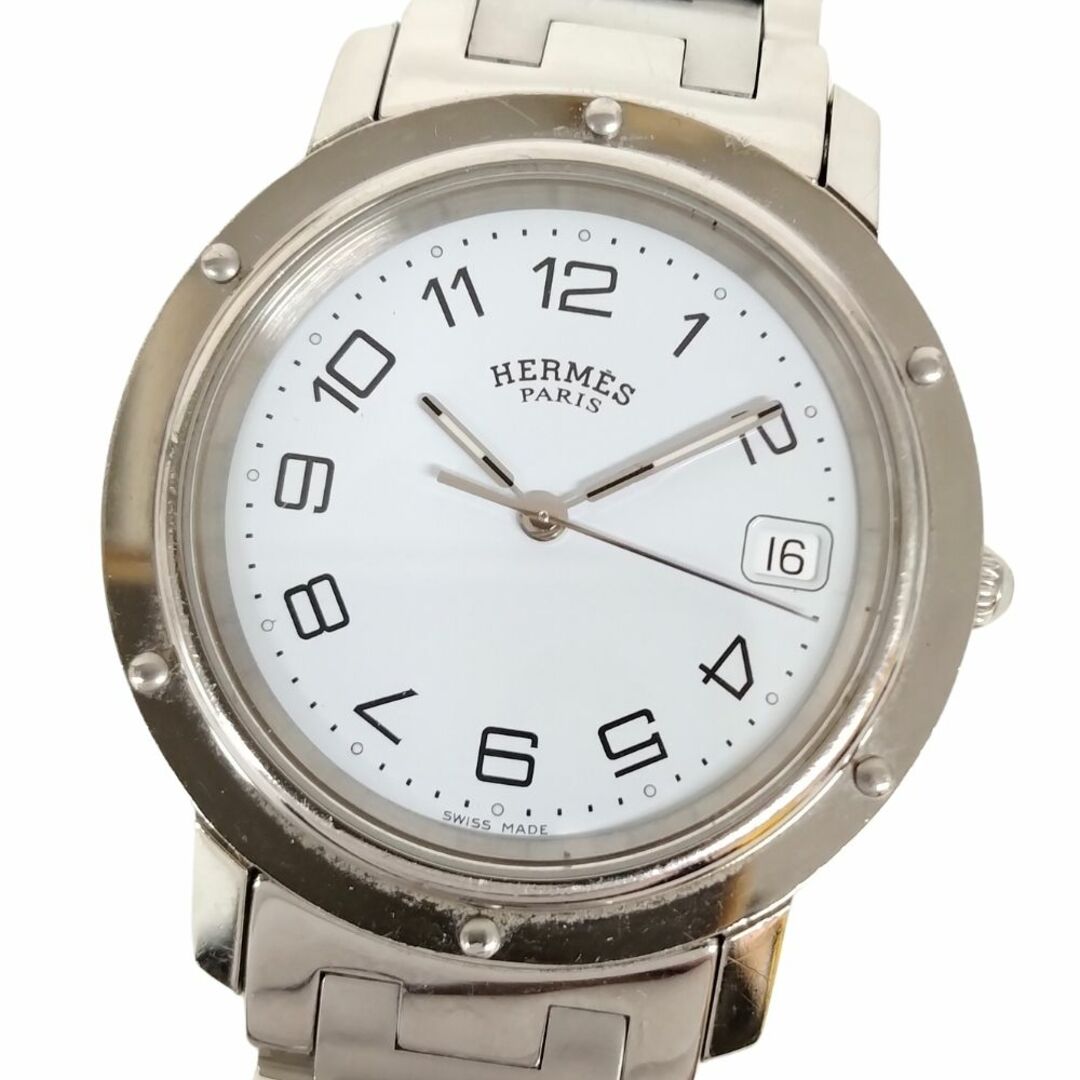 HERMES - HERMES エルメス CL6.710 クリッパー デイト クォーツ HERMES - HERMES エルメス CL6.710 クリッパー デイト クォーツ