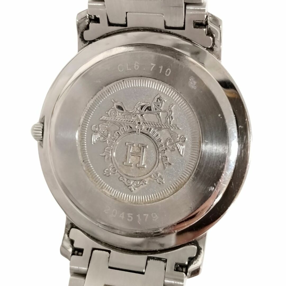 HERMES - HERMES エルメス CL6.710 クリッパー デイト クォーツ HERMES - HERMES エルメス CL6.710 クリッパー デイト クォーツ