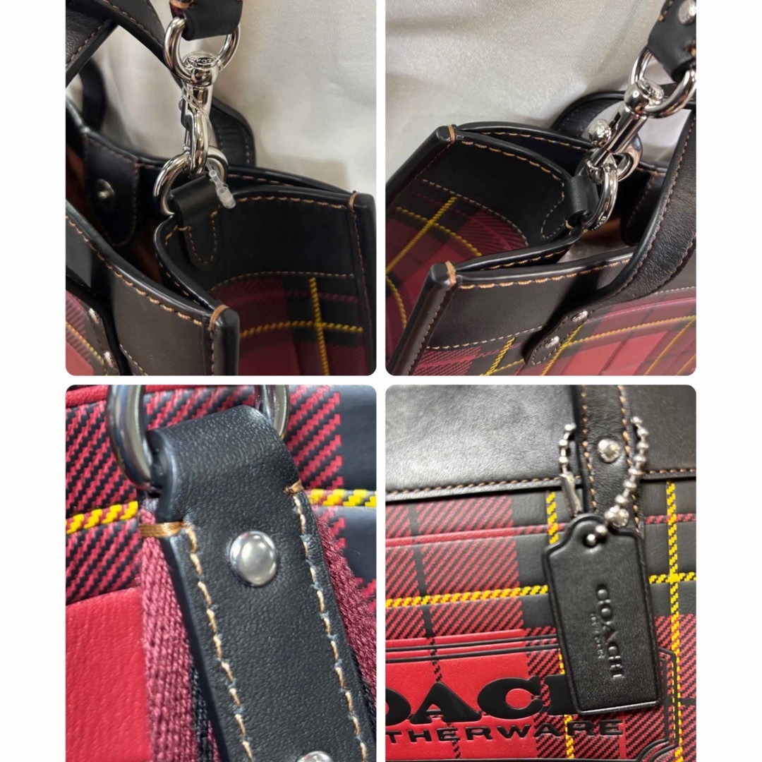 COACH - ☆未使用級☆COACH 2wayショルダーバッグ プラッド COACH - ☆未使用級☆COACH 2wayショルダーバッグ プラッド