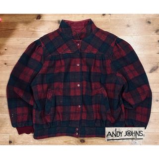 ヴィンテージ(VINTAGE)のジャケット 古着 90s ANDY JOHNS リバーシブル L コーデュロイ(ブルゾン)