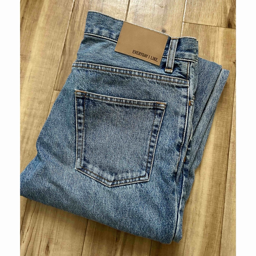 DEUXIEME CLASSE - 25SS Deuxieme Classe Straight ジーンズ36の DEUXIEME CLASSE - 25SS Deuxieme Classe Straight ジーンズ36の
