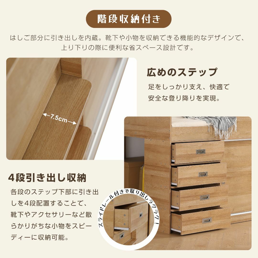 数量限定!システムベッドデスク 本棚 机付き 学習机 本棚付き 数量限定!システムベッドデスク 本棚 机付き 学習机 本棚付き