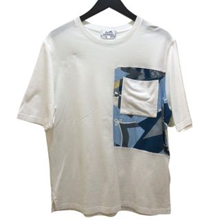 HERMES - 【超希少モデル】エルメス☆ワンポイントロゴ入りT HERMES - 【超希少モデル】エルメス☆ワンポイントロゴ入りT