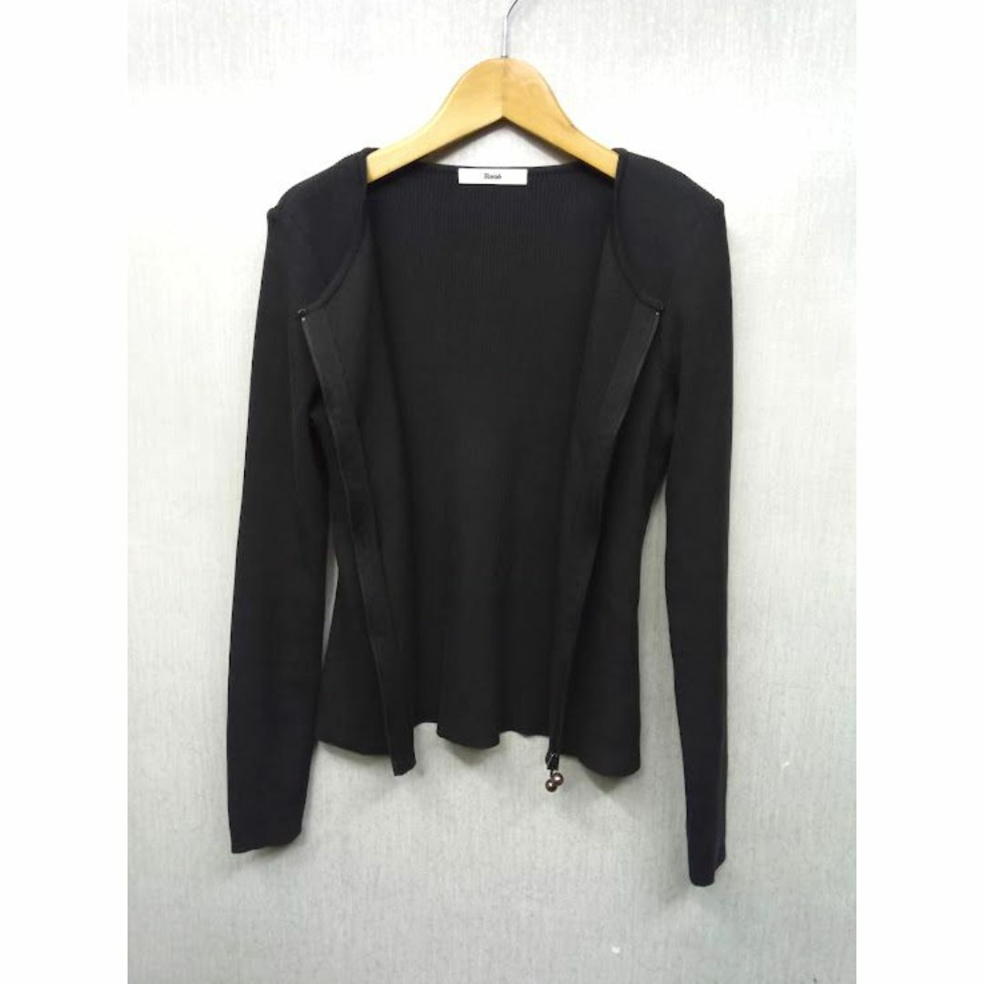 René - 美品☆Rene /ルネ ◎こげ茶 ダブルジップ カーディガン René - 美品☆Rene /ルネ ◎こげ茶 ダブルジップ カーディガン