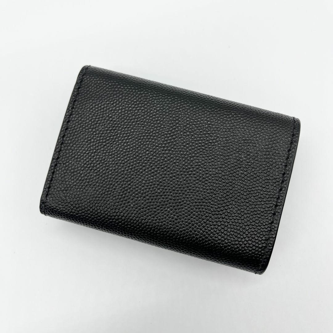 SAINT LAURENT - 美品✨ サンローラン 三つ折り財布 ブラック 箱 SAINT LAURENT - 美品✨ サンローラン 三つ折り財布 ブラック 箱