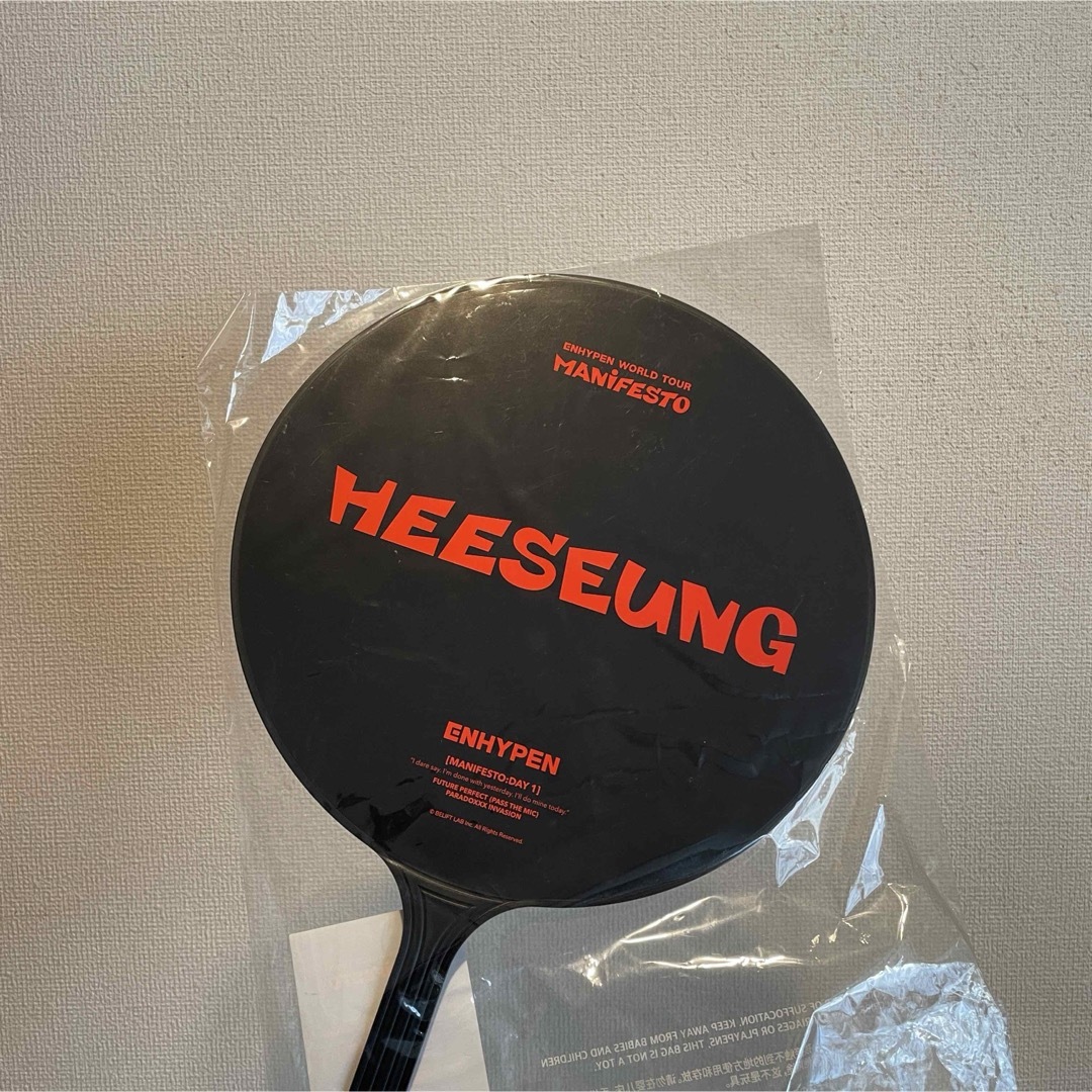 ENHYPEN - ENHYPEN manifesto ヒスン HEESEUNG うちわの通販 by ENHYPEN - ENHYPEN manifesto ヒスン HEESEUNG うちわの通販 by