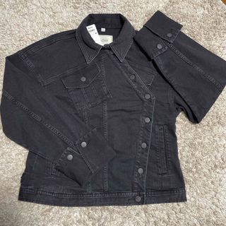 GU - 新品 rokhのデニムジャケット M GU ダークグレーの通販 by GU - 新品 rokhのデニムジャケット M GU ダークグレーの通販 by