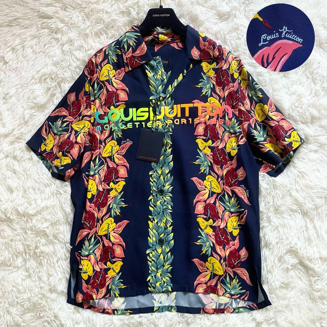 LOUIS VUITTON - 新品タグ付 現行モデル ルイヴィトン シャツ 花 LOUIS VUITTON - 新品タグ付 現行モデル ルイヴィトン シャツ 花
