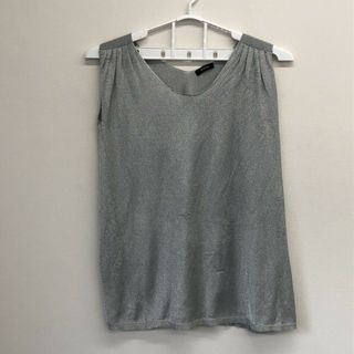 ズッカ(ZUCCa)の【zucca】ズッカ タンクトップ ノースリーブトップス トップス M 灰色系 グレー(タンクトップ)