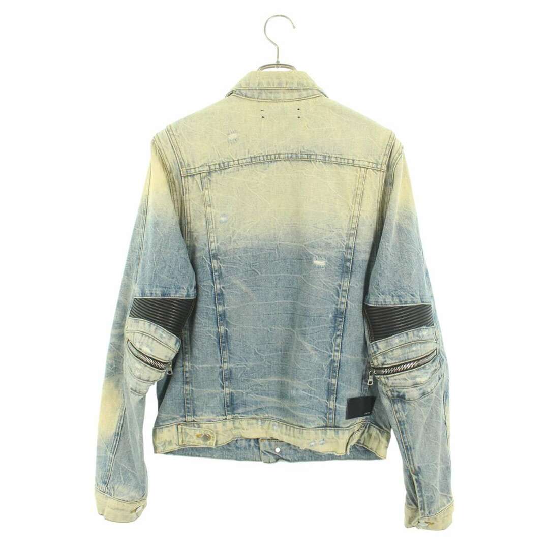 AMIRI - アミリ ダメージ加工ジップアップデニムジャケット AMIRI - アミリ ダメージ加工ジップアップデニムジャケット