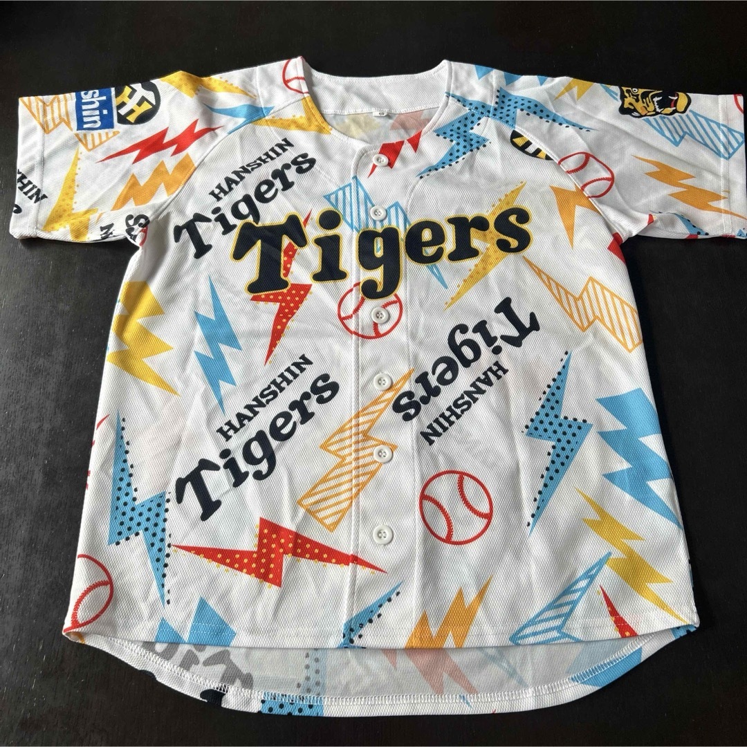 阪神タイガース 配布 ユニフォーム ピンク イナズマ キッズ 150 阪神タイガース 配布 ユニフォーム ピンク イナズマ キッズ 150