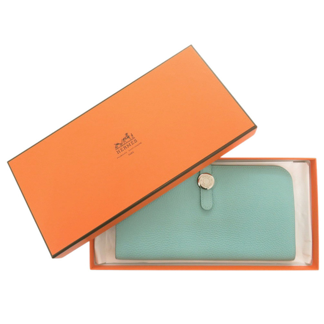 HERMES - 美品 エルメス ドゴンロング トゴ ブルーアトール HERMES - 美品 エルメス ドゴンロング トゴ ブルーアトール