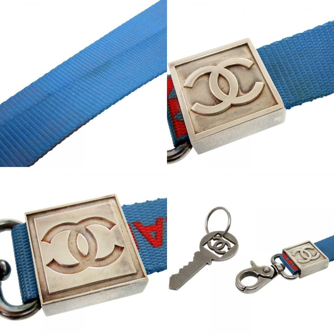 CHANEL - 美品 シャネル ネックストラップ ナイロン CC ココ CHANEL - 美品 シャネル ネックストラップ ナイロン CC ココ