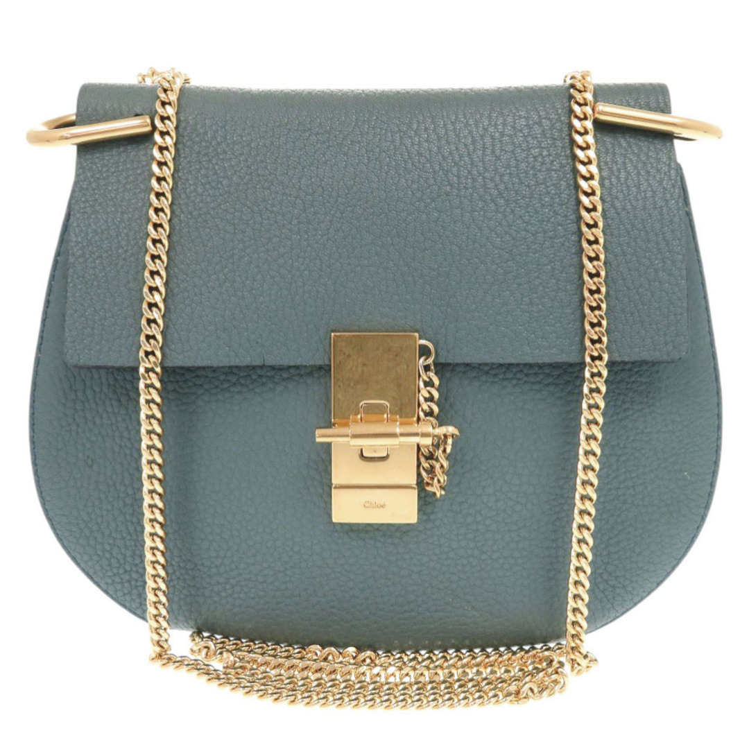 Chloe - 美品 クロエ ドリュー レザー ブルー チェーン Chloe - 美品 クロエ ドリュー レザー ブルー チェーン