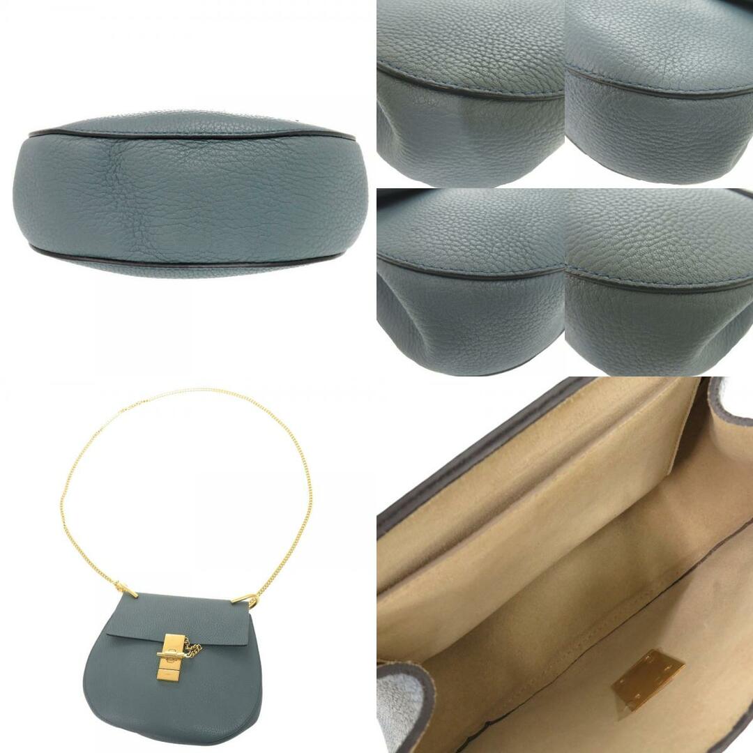Chloe - 美品 クロエ ドリュー レザー ブルー チェーン Chloe - 美品 クロエ ドリュー レザー ブルー チェーン