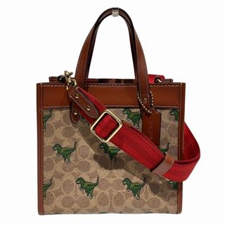 コーチ(COACH)のコーチ COACH シグネチャーレキシー 2WAYバッグ CF083 クローバー ベージュ バッグ トートバッグ ショルダーバッグ レディース 送料無料 【中古】【あす楽】(トートバッグ)