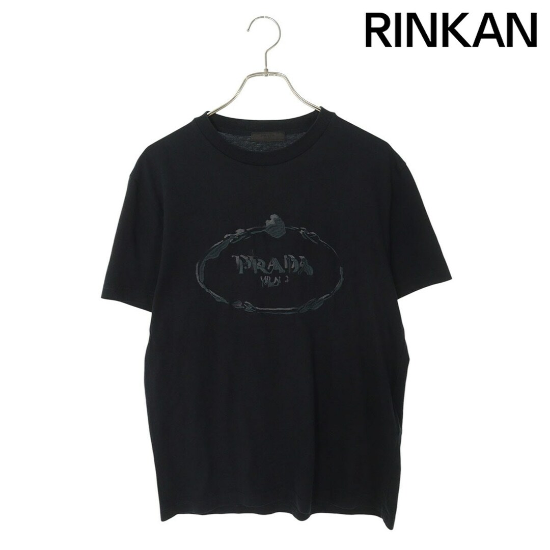 PRADA - プラダ UJN555 ロゴ刺繍Tシャツ メンズ Lの通販 by PRADA - プラダ UJN555 ロゴ刺繍Tシャツ メンズ Lの通販 by