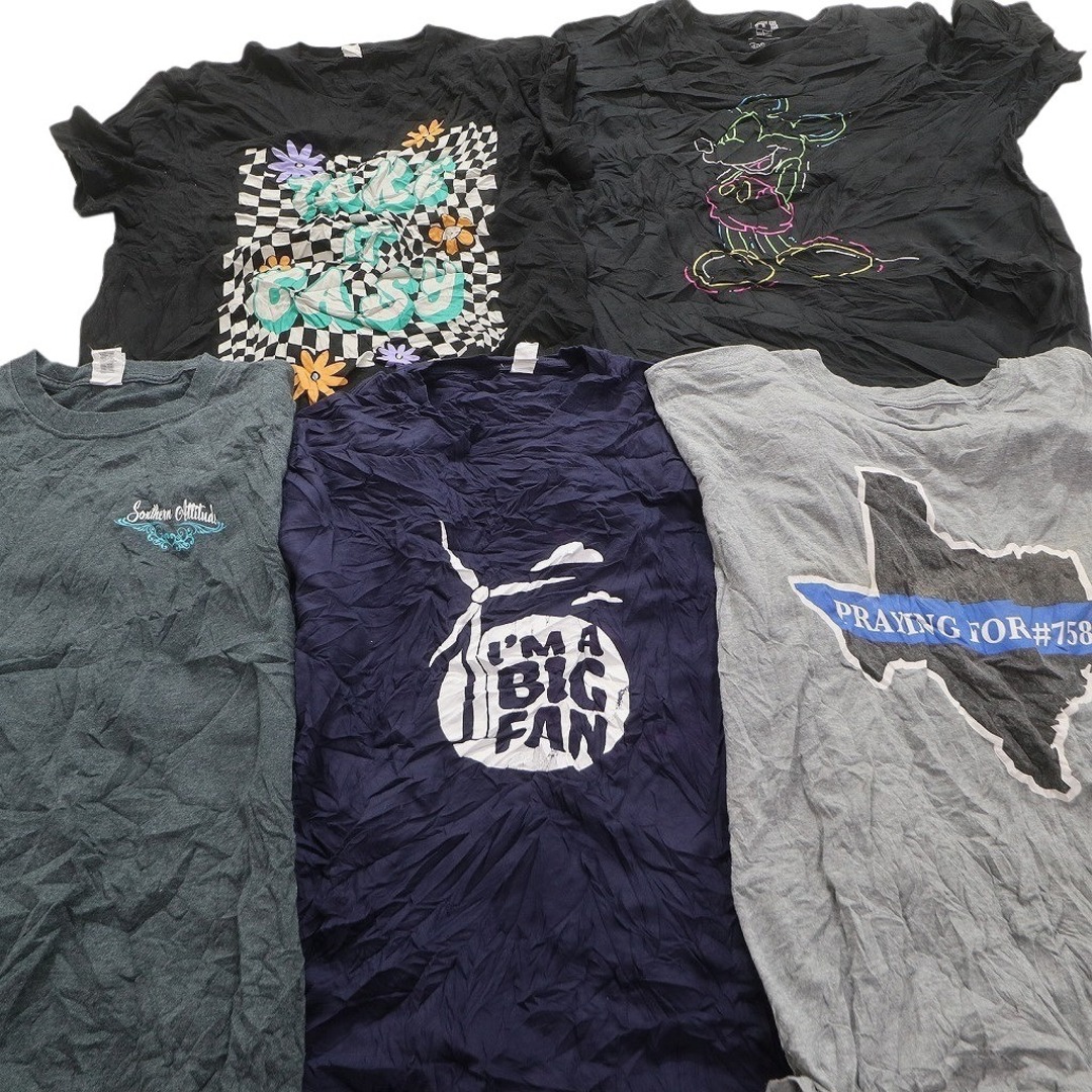 古着卸 まとめ売り カラーmix プリント 半袖Tシャツ 20枚セット 古着卸 まとめ売り カラーmix プリント 半袖Tシャツ 20枚セット